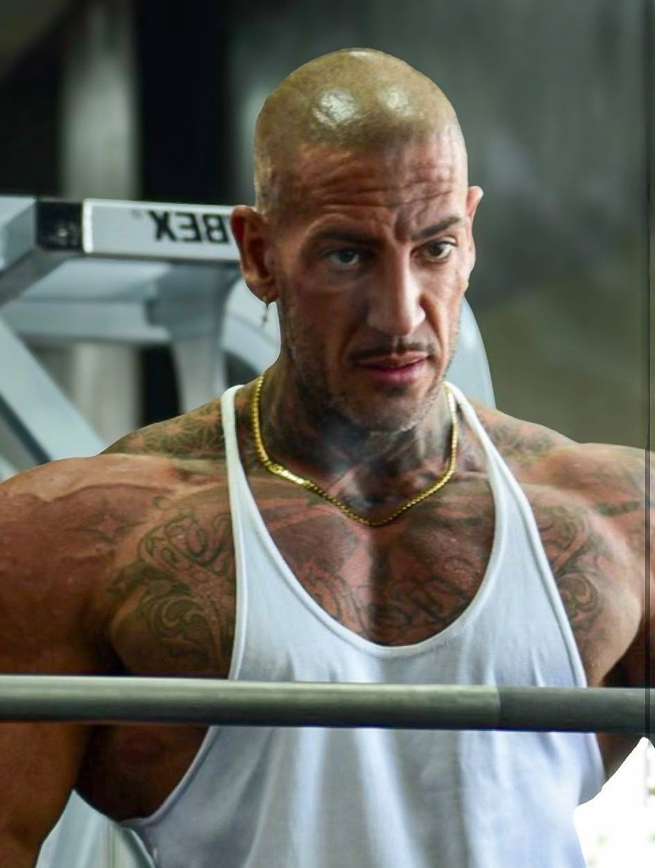 Retrato de Andoni en el gimnasio